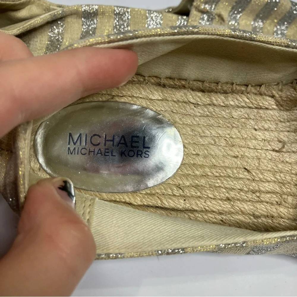 Michael Michael Kors‎ Kendrick slip on espadrille shoes size 7.5